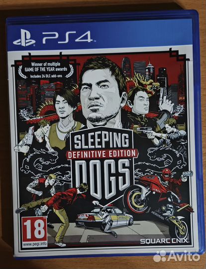 Диски на ps4 sleeping dogs