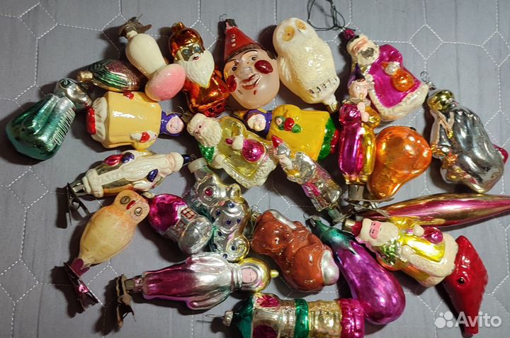 Игрушки елочные СССР