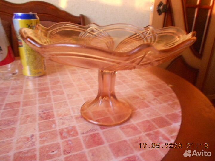 Вазы СССР(карамельное стекло)