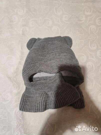 Шапка шлем журавлик