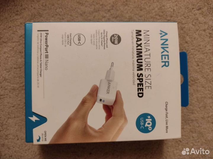 Зарядное устройство сетевое Anker PowerPort III