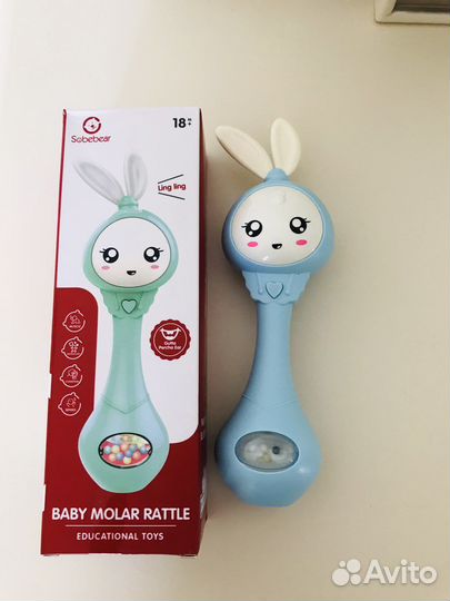 Погремушка зайка