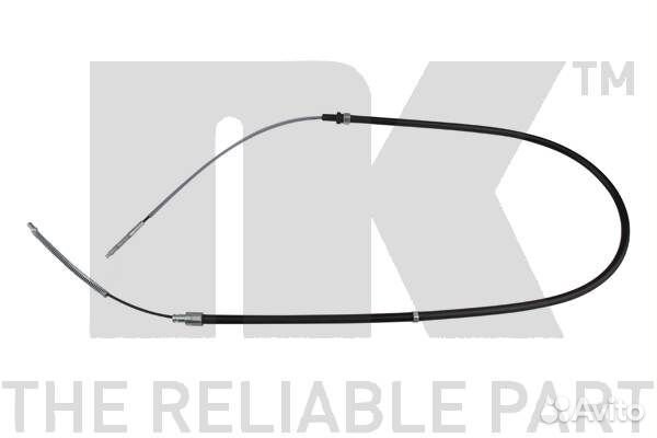 Трос ручного тормоза VW golf III/vento 1500мм зад