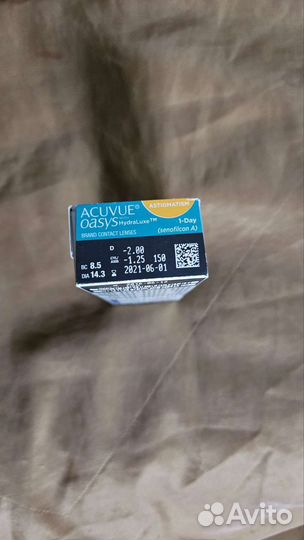 Линзы акувью оазис