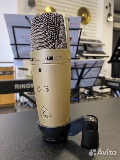 Behringer C-3 конденсаторный микрофон студийный