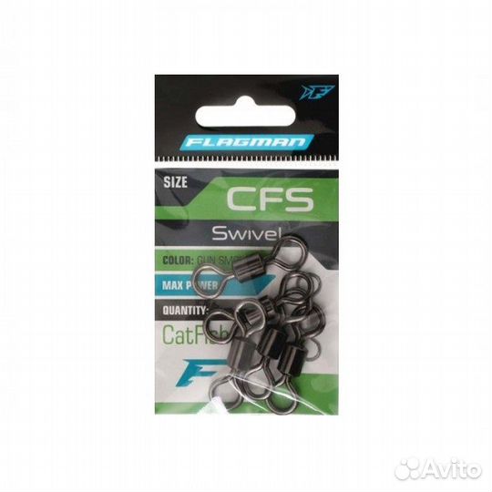 Вертлюг Flagman CFS CatFish Swivel #4/0 уп,5шт