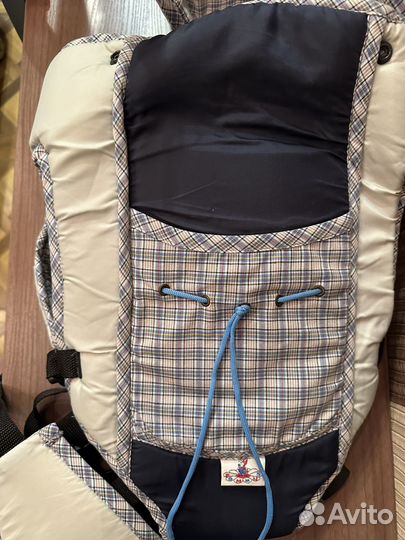 Рюкзак-кенгуру Bombus Мишутка с капюшоном