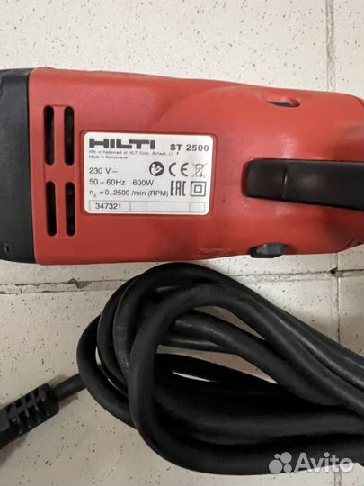 Hilti ST 2500 шуруповёрт сетевой