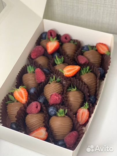 Клубника в бельгийском шоколаде