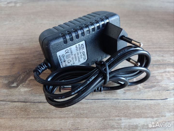 Зарядное устройство 15 Вольт 1 Ампер 15 Ватт / бп