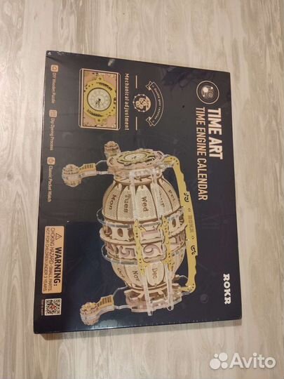 Деревянный конструктор Robotime Часы - Календарь