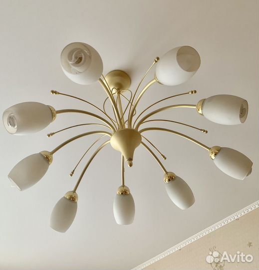Люстра потолочная подвесная бу
