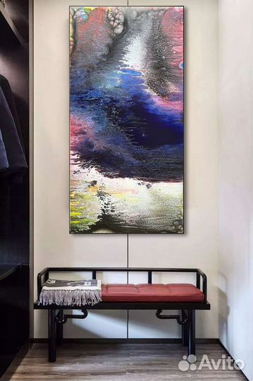 Интерьерная картина маслом абстракция