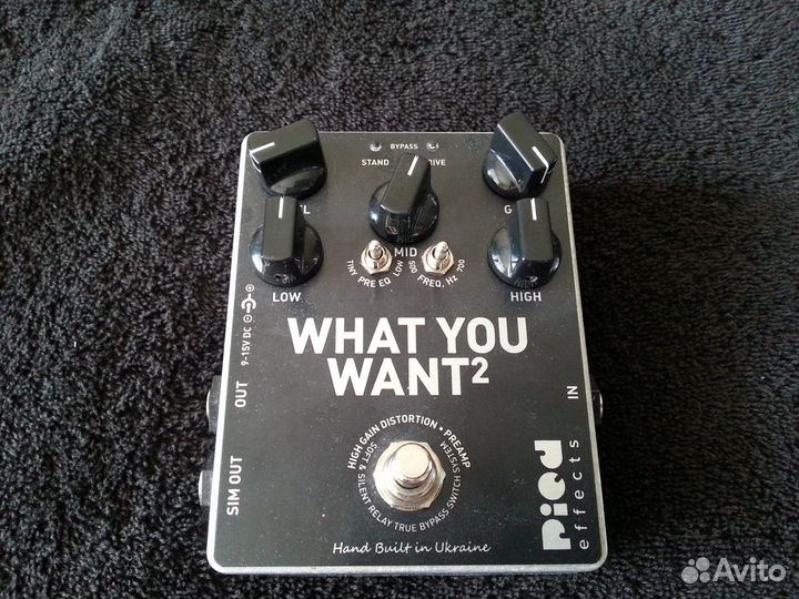 Педаль эффектов дисторшн Piod Eff. What You Want 2