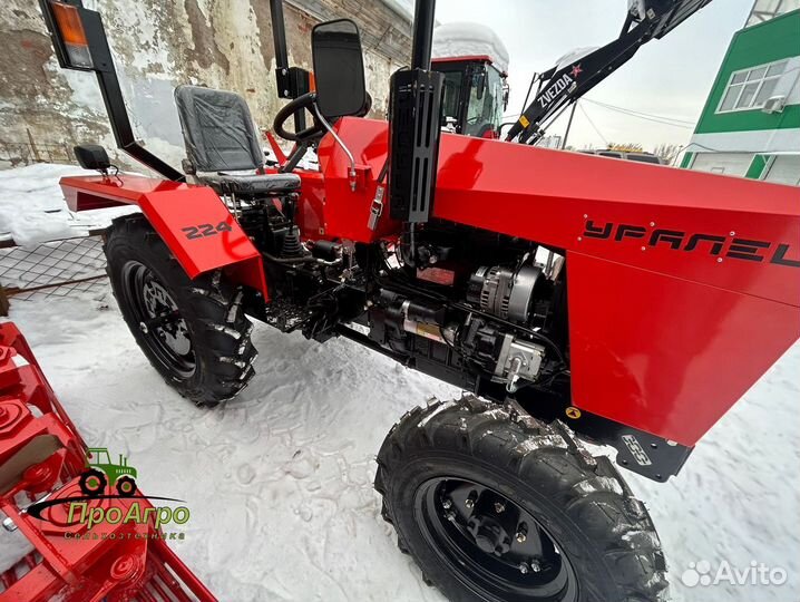 Мини-трактор УРАЛЕЦ 224, 2024