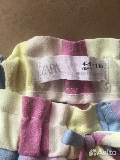 Шорты zara для девочки 110