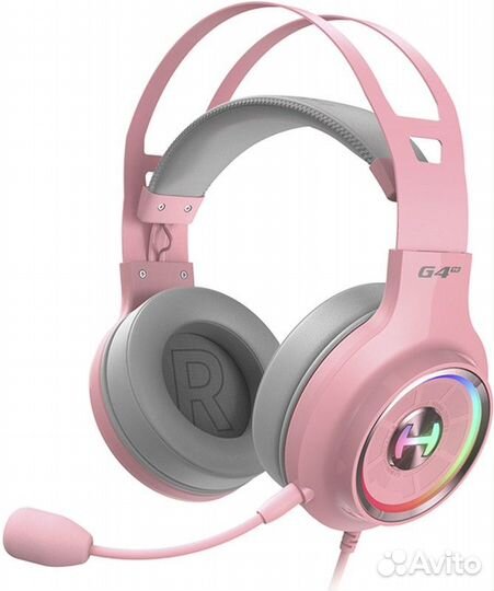 Наушники Edifier G4 TE 2.5m Pink накладные USB ого