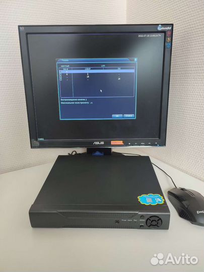 Регистратор видеонаблюдение гибридный 4 канала 5MP