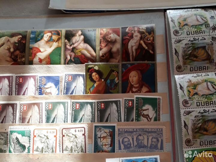 Марки коллекционные зарубежные более 21000 шт