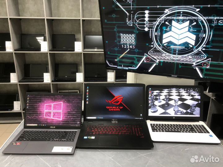 Большой выбор ноутбуков с гарантией