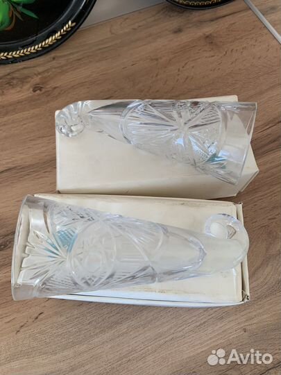 Фужеры, рюмки хрустальные времен СССР