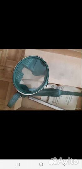 Маска ныряльщика с трубкой.Новое