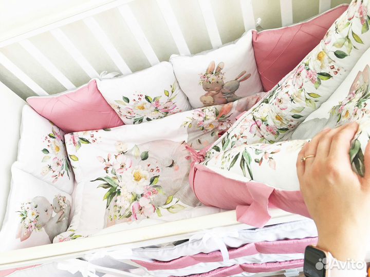 Бортики в кроватку