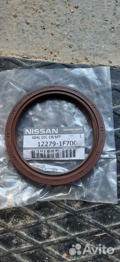 Уплотняющее кольцо, коленч валa nissan 122791F700