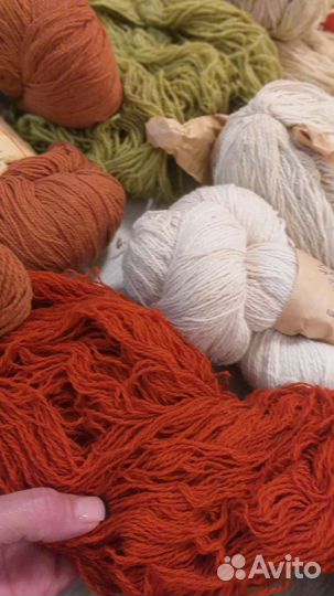 Пряжа чистошерстяная