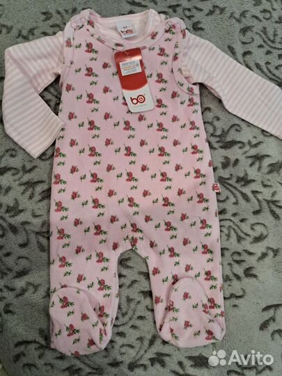 Новый комбинезон и кофточка для девочки 62 см