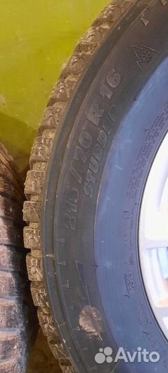 Зимняя резина на дисках Киа спортаж 3 215/70 R16