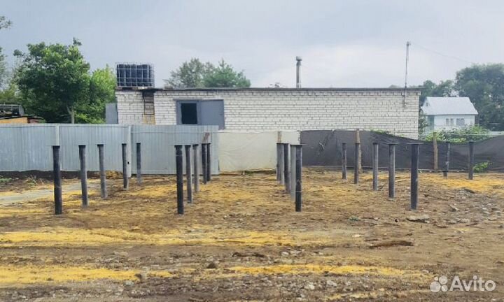 Винтовые сваи монтаж.Установка свай под ключ