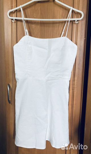 Платье Zara dress with linen