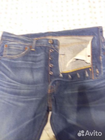 Новые мужские джинсы levis 501 w32L34