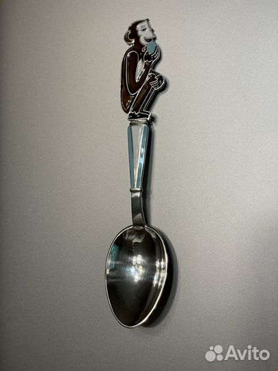 Детская серебряная ложка