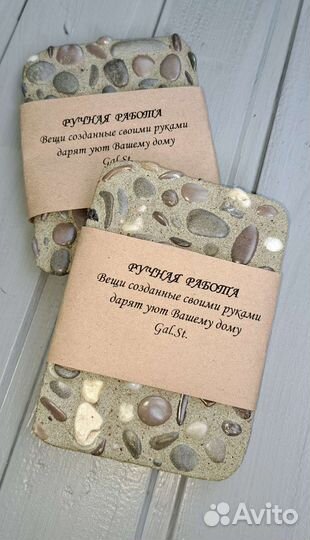 Мыльница из цемента