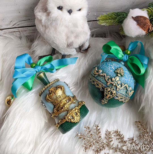 Игрушки на ёлку ручной работы, деревянные игрушки