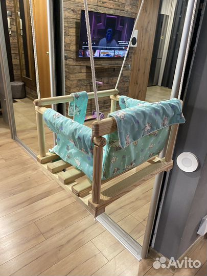 Детская качель подвесная новая