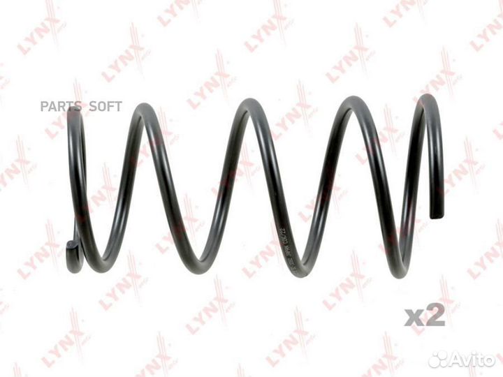 Lynxauto SC3080 Пружина подвески перед прав/лев