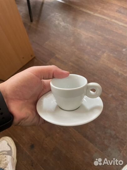 Кофейная пара(чашка) под эспрессо