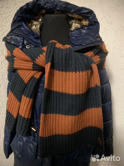 Шарф и варежки открытые