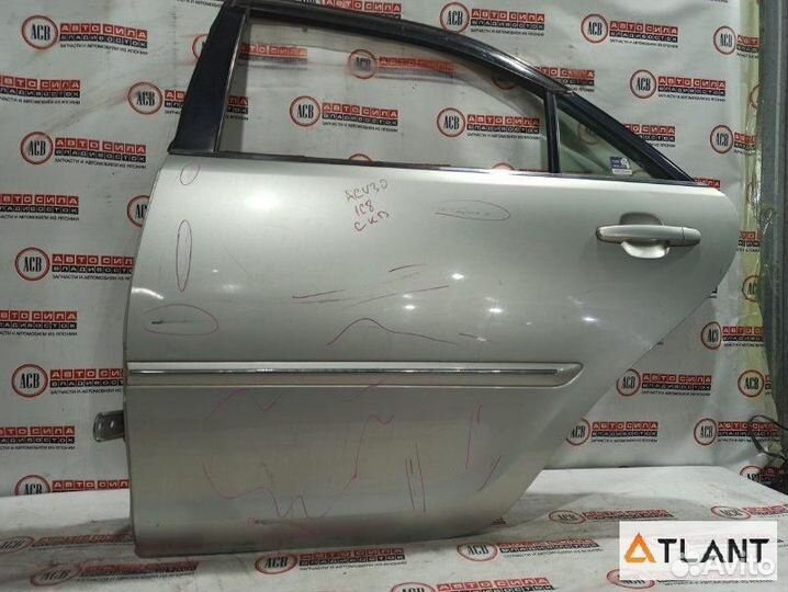 Дверь задний левый toyota camry