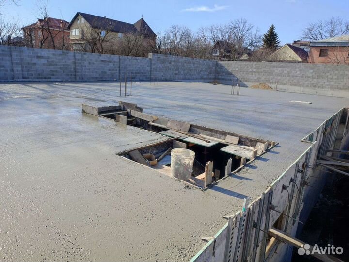 Бетонные работы, опалубка