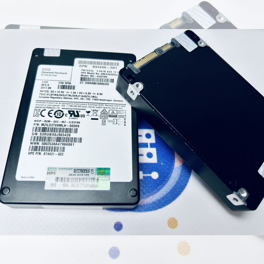 [MZILS3T8HMLH-000H4] Ssd Sas Samsung 3.84tb Mzils3t8hmlh-000h4