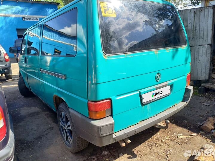 Volkswagen Transporter 2.4 МТ, 1992, 287 000 км