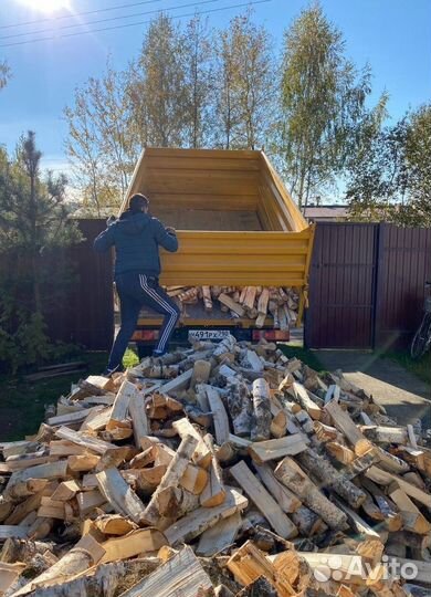 Дрова березовые колотые