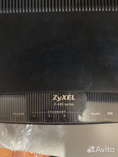 Wi-fi поутер zyxel P-600 Series + модем