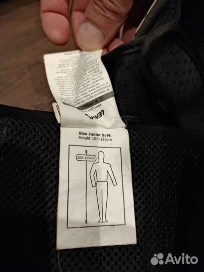 Панцирь для мотокросса leatt jr 2.0