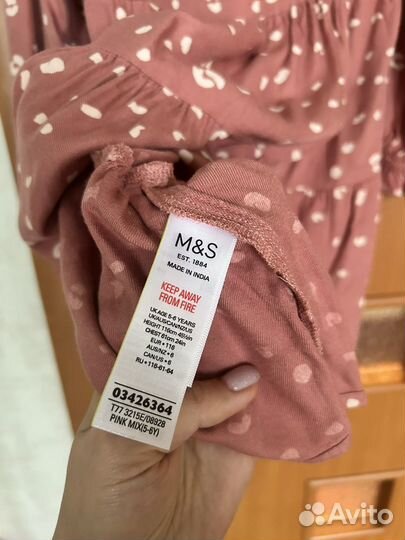 Платье для девочки M&S