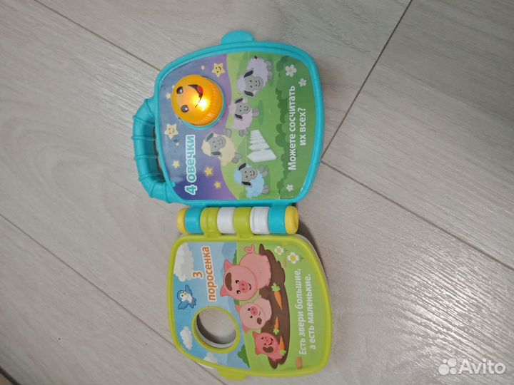 Книжка музыкальная Fisher-Price Друзья на ферме